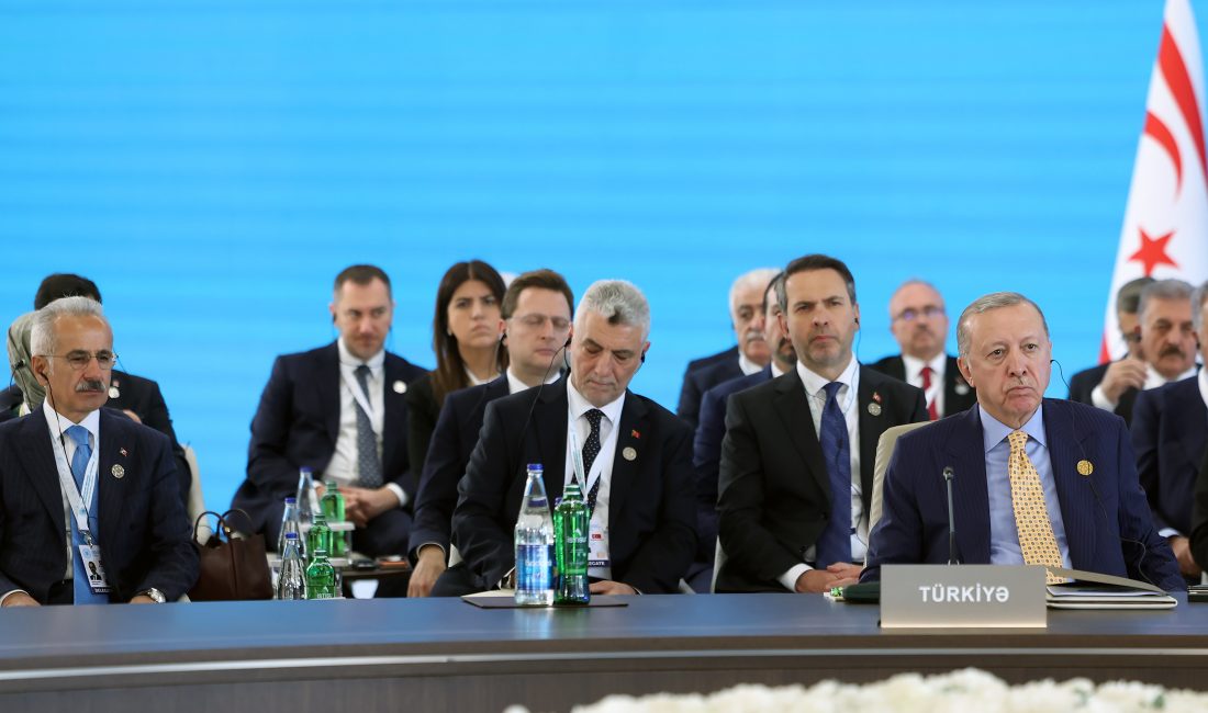 Cumhurbaşkanı Recep Tayyip Erdoğan, Azerbaycan’ın Gebele kentinde düzenlenen Türk Devletleri