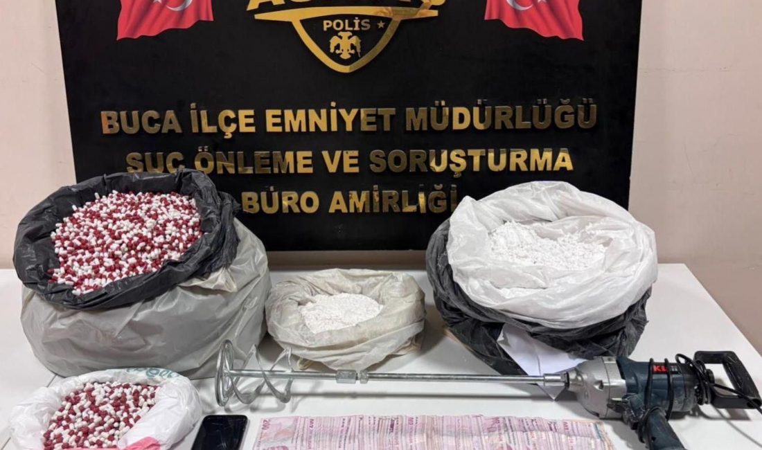   Evde 28 Bin Boş Kapsül Bulundu İzmir’in Buca ilçesinde