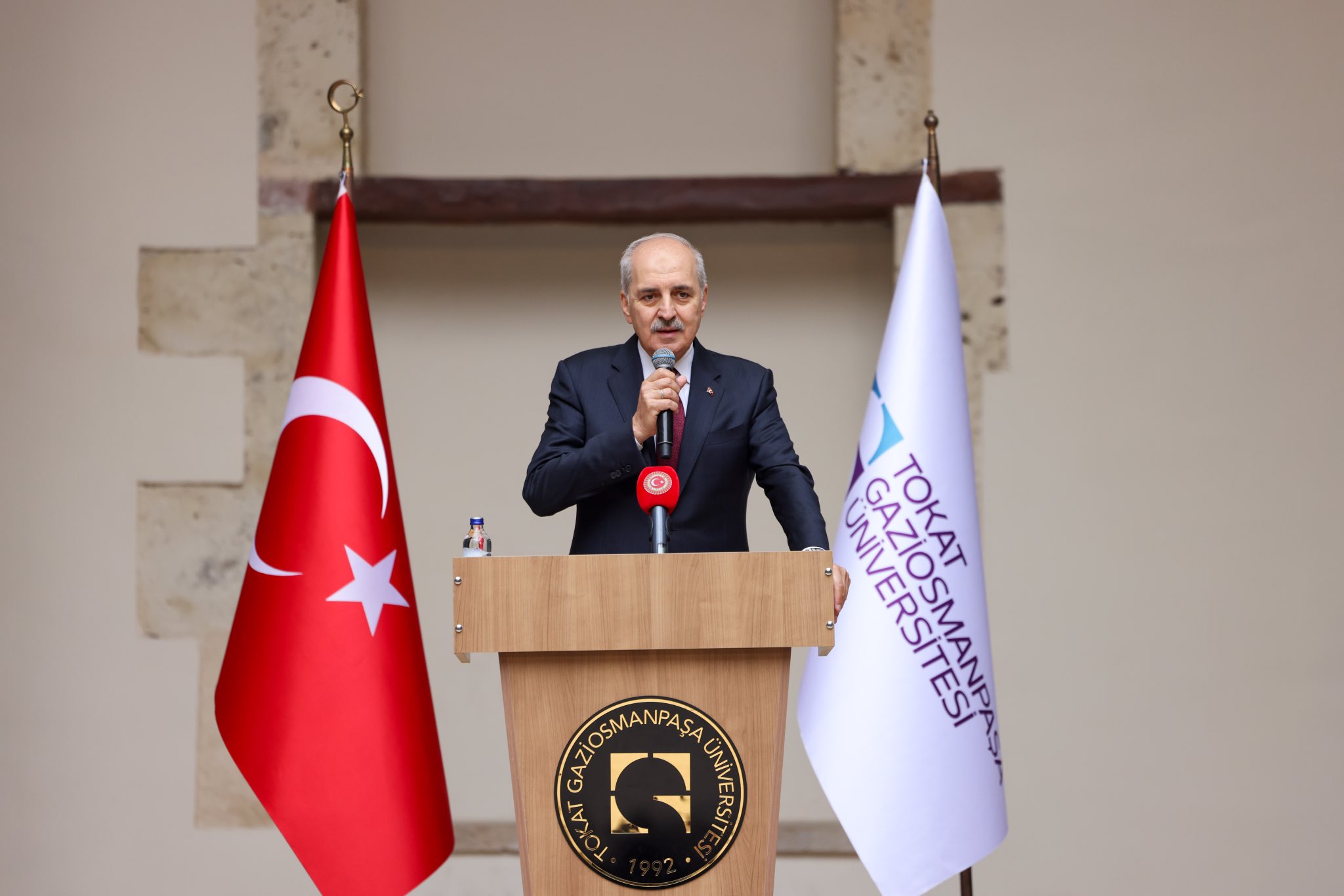 TBMM Başkanı Numan Kurtulmuş, Tokat’ta katıldığı Gaziosmanpaşa Üniversitesi’nin 2025-2026 akademik