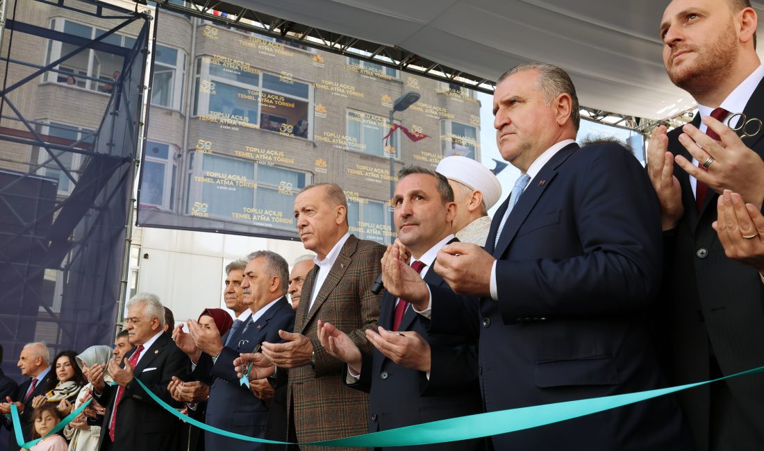 Sultanbeyli Toplu Açılış ve Temel Atma Töreni’nde konuşan Cumhurbaşkanı Recep