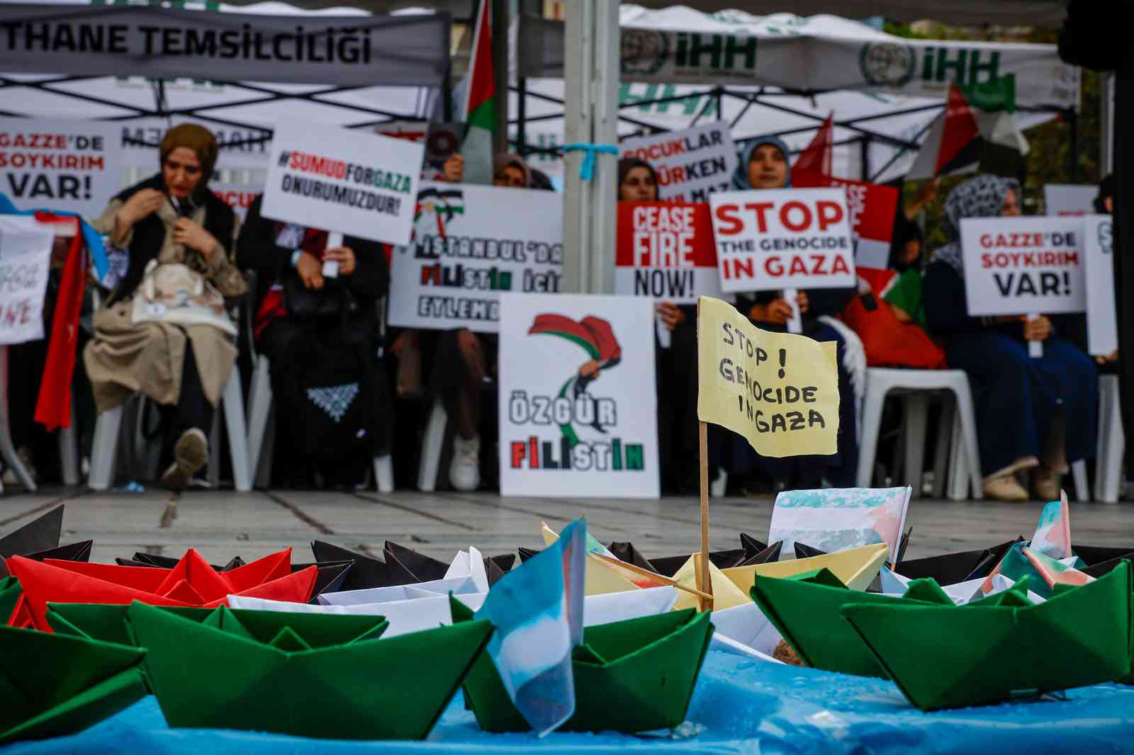 İHH İnsani Yardım Vakfı öncülüğünde, Sumud ve Özgürlük Filoları’na destek