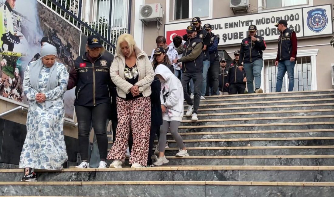 İstanbul merkezli üç ilde düzenlenen fuhuş operasyonunda 20 şüpheli gözaltına