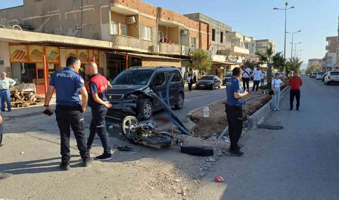 Şırnak’ın Silopi ilçesinde hafif ticari araçla çarpışan motosikletin sürücüsü Berhat