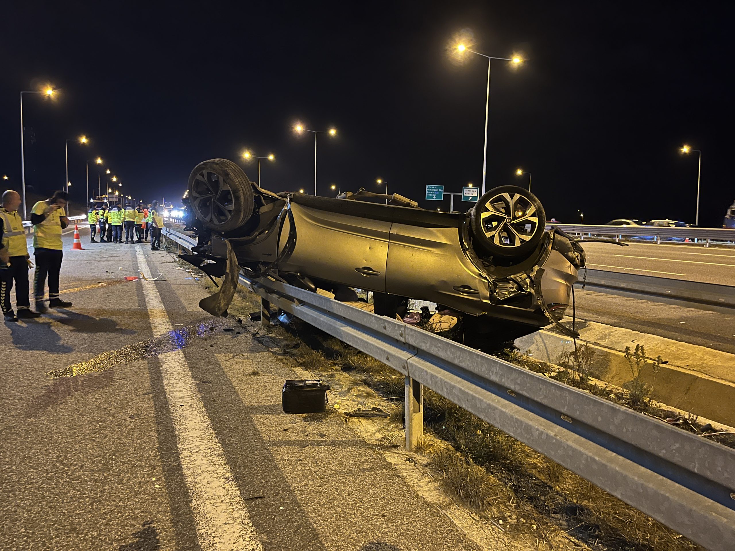   Kocaeli’nin Körfez ilçesi Sevindikli Kavşağı mevkisinde meydana gelen trafik
