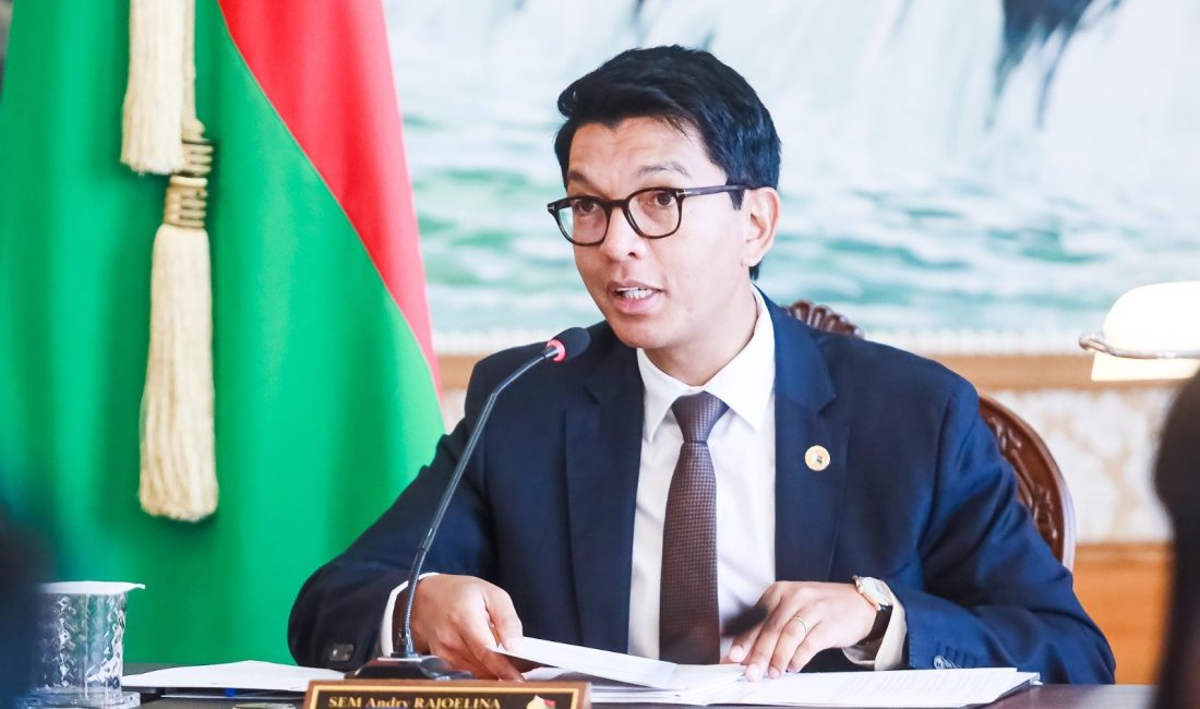 Madagaskar Cumhurbaşkanı Andry Rajoelina, ülkede devam eden siyasi ve toplumsal