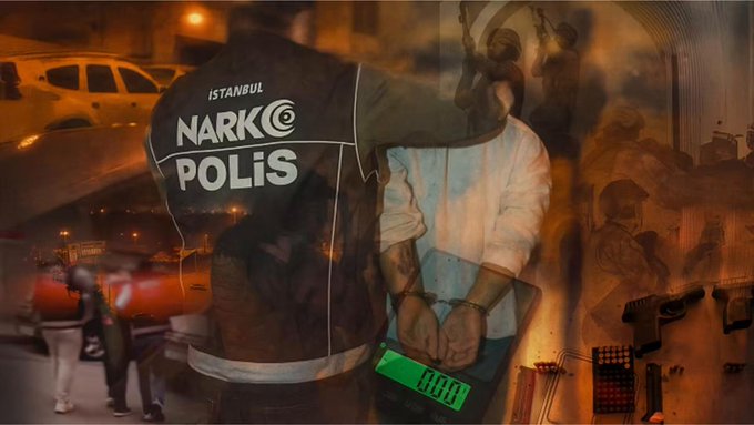 İstanbul merkezli 8 ilde düzenlenen eş zamanlı operasyonlarda 189 uyuşturucu