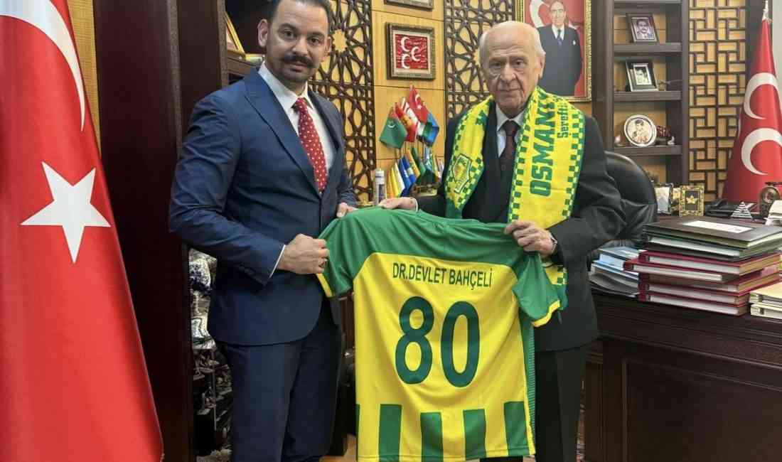 &nbsp; Osmaniyespor Kulübü Başkanı Mahmut Altay Kobaner, MHP Genel Başkanı