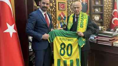 &nbsp; Osmaniyespor Kulübü Başkanı Mahmut Altay Kobaner, MHP Genel Başkanı