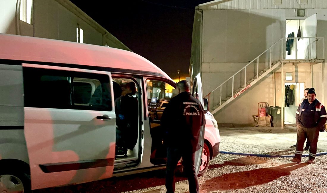Malatya’nın Battalgazi ilçesinde, 2 gün önce işe başladığı şantiyede rahatsızlanan