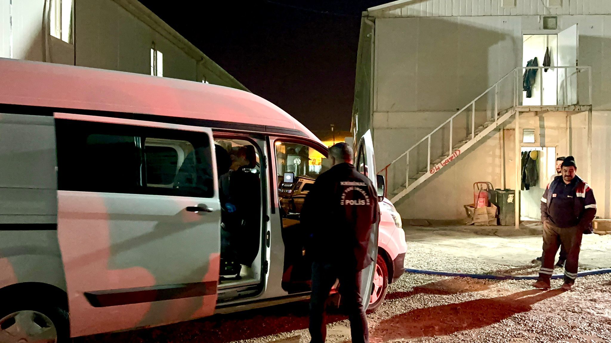 Malatya’nın Battalgazi ilçesinde, 2 gün önce işe başladığı şantiyede rahatsızlanan