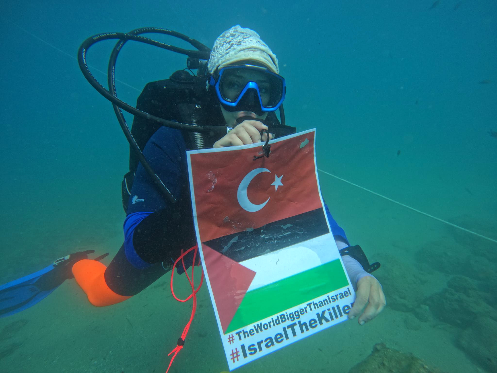 Antalya’nın Kemer ilçesinde profesyonel arama-kurtarma dalgıcı ve derin dalış uzmanı