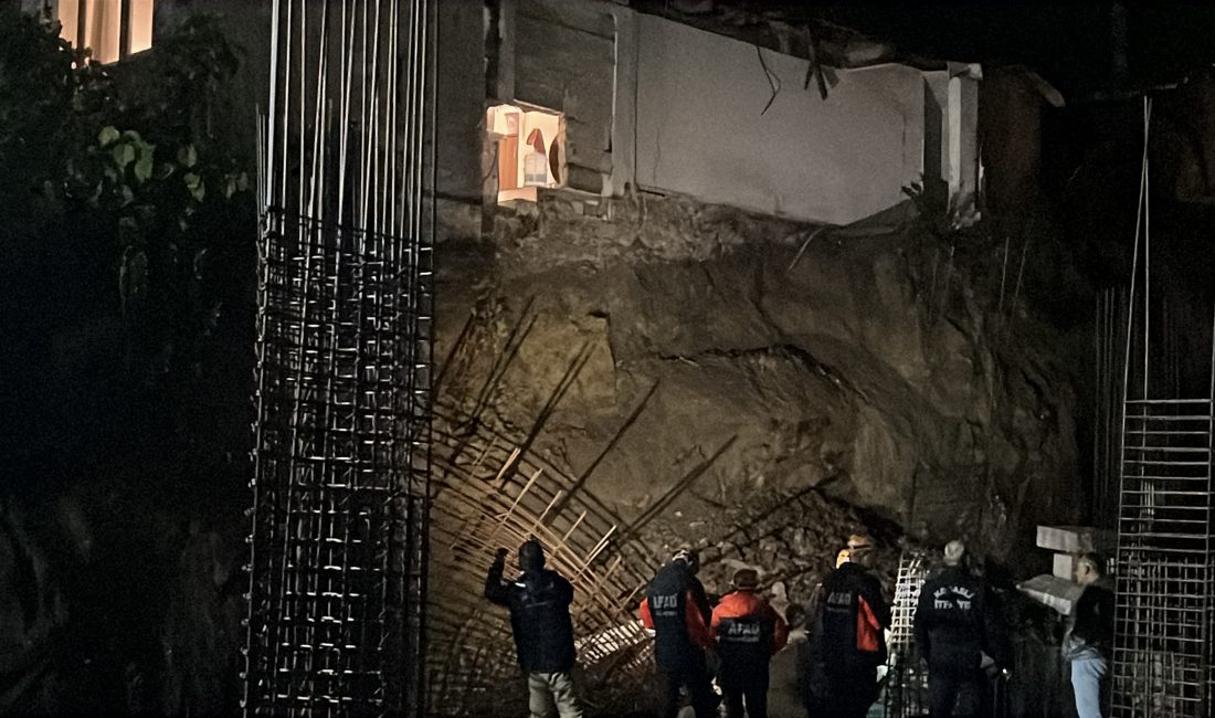   Kocaeli’nin Gebze ilçesi Barış Mahallesi’nde, temel kazısı yapılan bir
