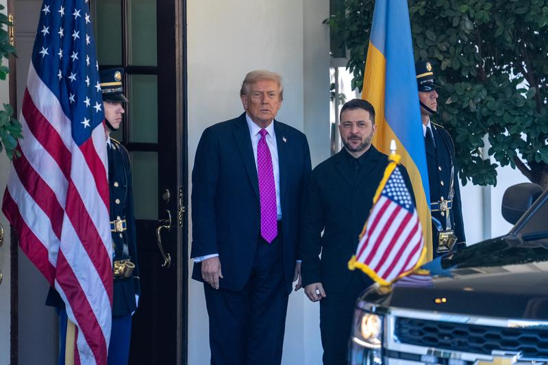 ABD Başkanı Donald Trump, Ukrayna Devlet Başkanı Volodimir Zelenskiy ile