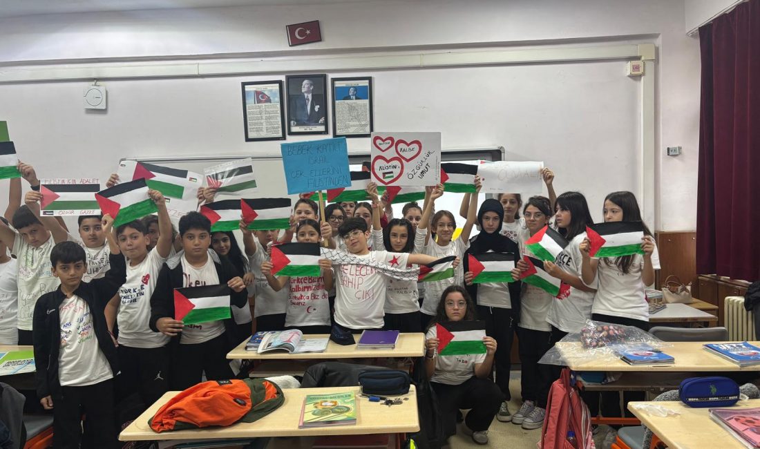 Yalova genelindeki okullarda, Millî Eğitim Bakanlığının çağrısı doğrultusunda “Soykırıma Hayır!”