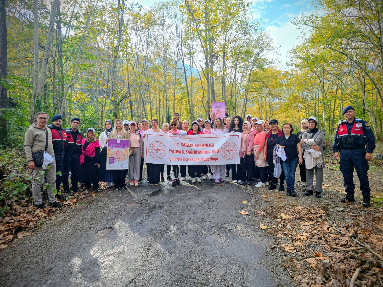 1-31 Ekim Meme Kanseri Farkındalık Ayı kapsamında, Çınarcık İlçe Sağlık