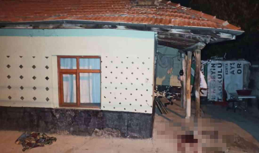 &nbsp; Evde Çıkan Tartışma Kanlı Bitti Konya’nın Meram ilçesine bağlı