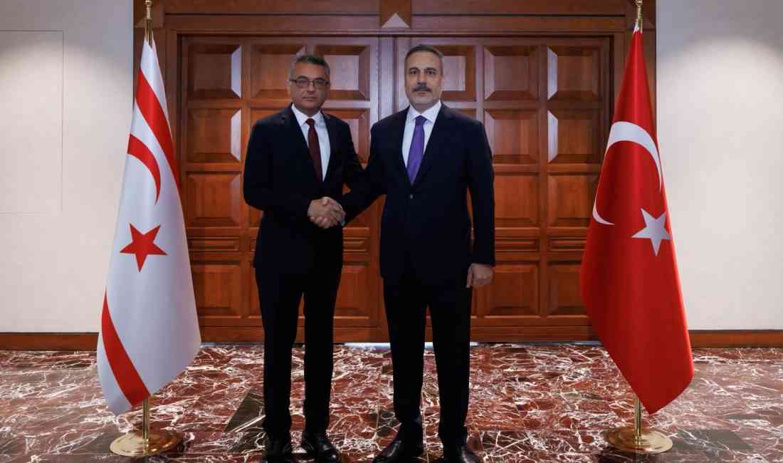 Fidan ve Erhürman Ankara’da Bir Araya Geldi Dışişleri Bakanı Hakan