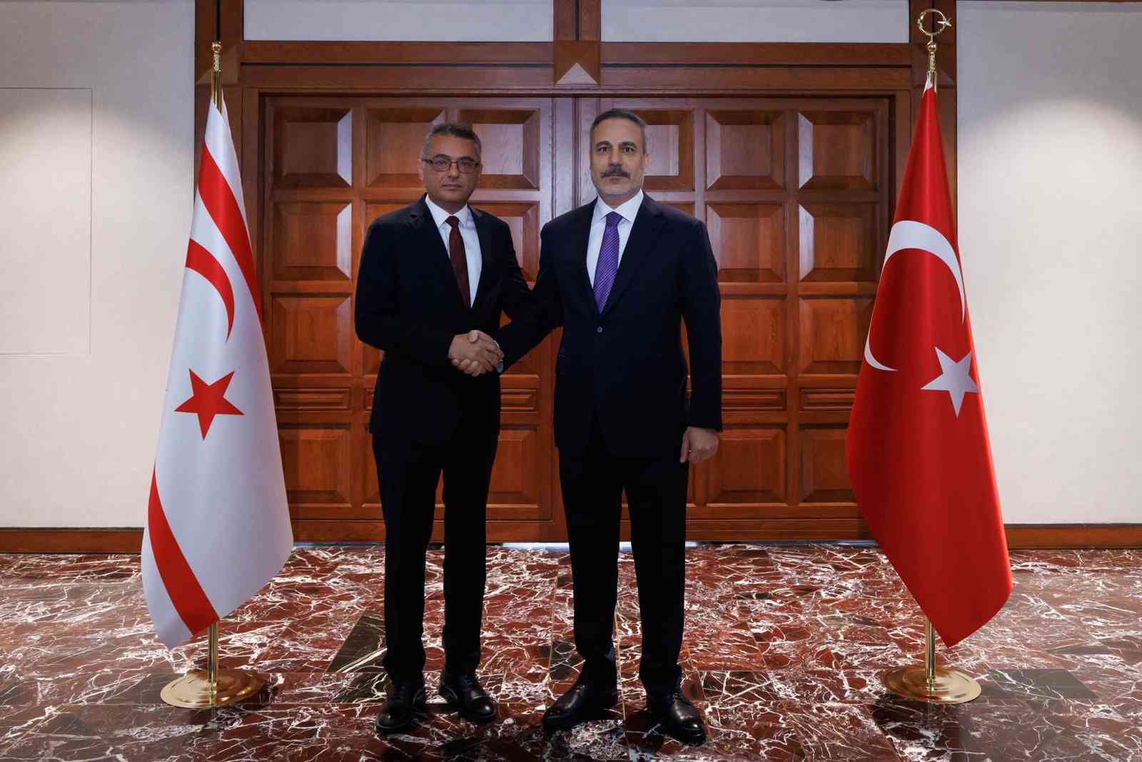 Fidan ve Erhürman Ankara’da Bir Araya Geldi Dışişleri Bakanı Hakan