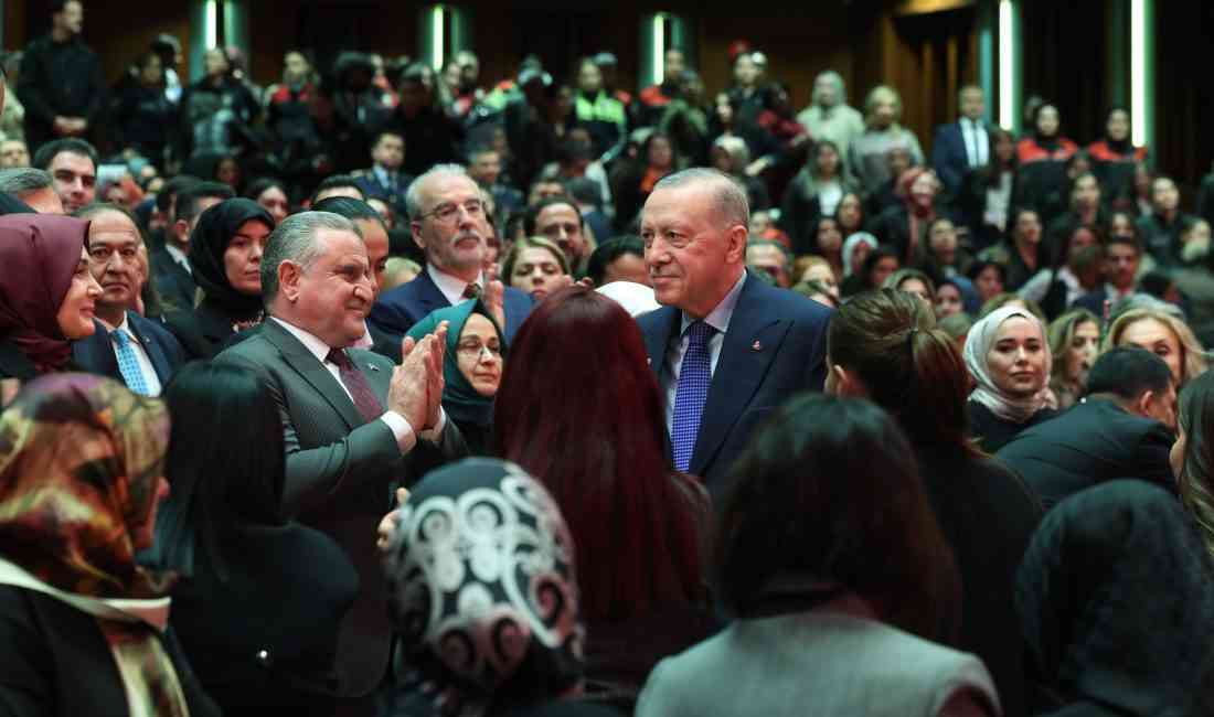 “Kadına şiddet insanlığa ihanettir” Cumhurbaşkanı Recep Tayyip Erdoğan, Beştepe Millet