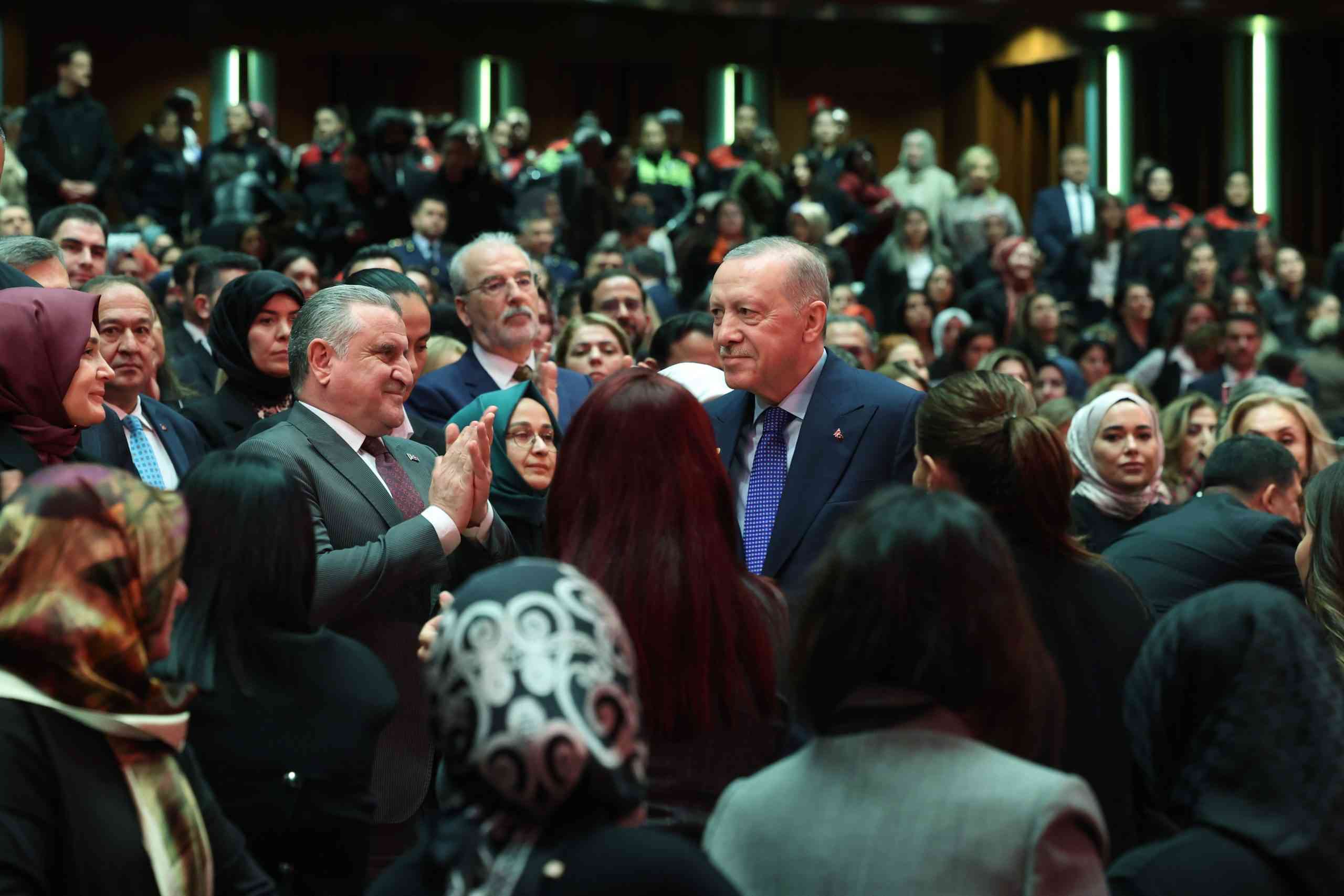 “Kadına şiddet insanlığa ihanettir” Cumhurbaşkanı Recep Tayyip Erdoğan, Beştepe Millet