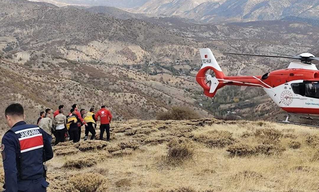   Malatya’nın Doğanşehir ilçesinde yakacak odun toplamak için dağa çıkan