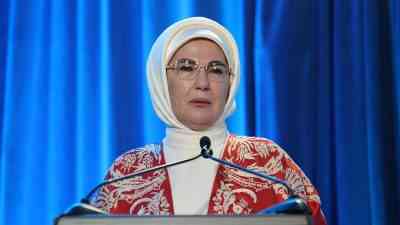 &nbsp; Cumhurbaşkanı Recep Tayyip Erdoğan’ın eşi Emine Erdoğan, “Büyüyen Avrupa