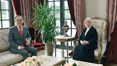 Cumhurbaşkanı Recep Tayyip Erdoğan’ın eşi Emine Erdoğan, Çin Halk Cumhuriyeti’nin