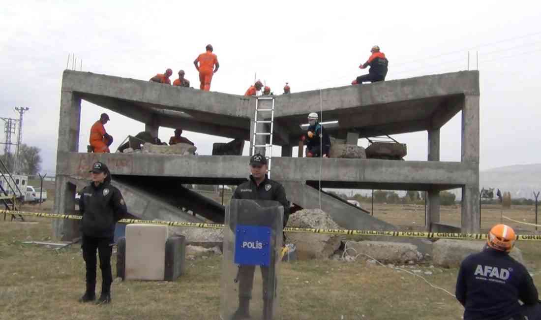 Erzincan’da, Türkiye Afet Müdahale Planı (TAMP) kapsamında geniş katılımlı bir