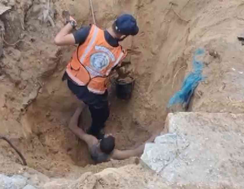 &nbsp; Kuzey Sivil Savunma Ekipleri Hızlı Müdahale Etti Gazze’nin kuzeyindeki