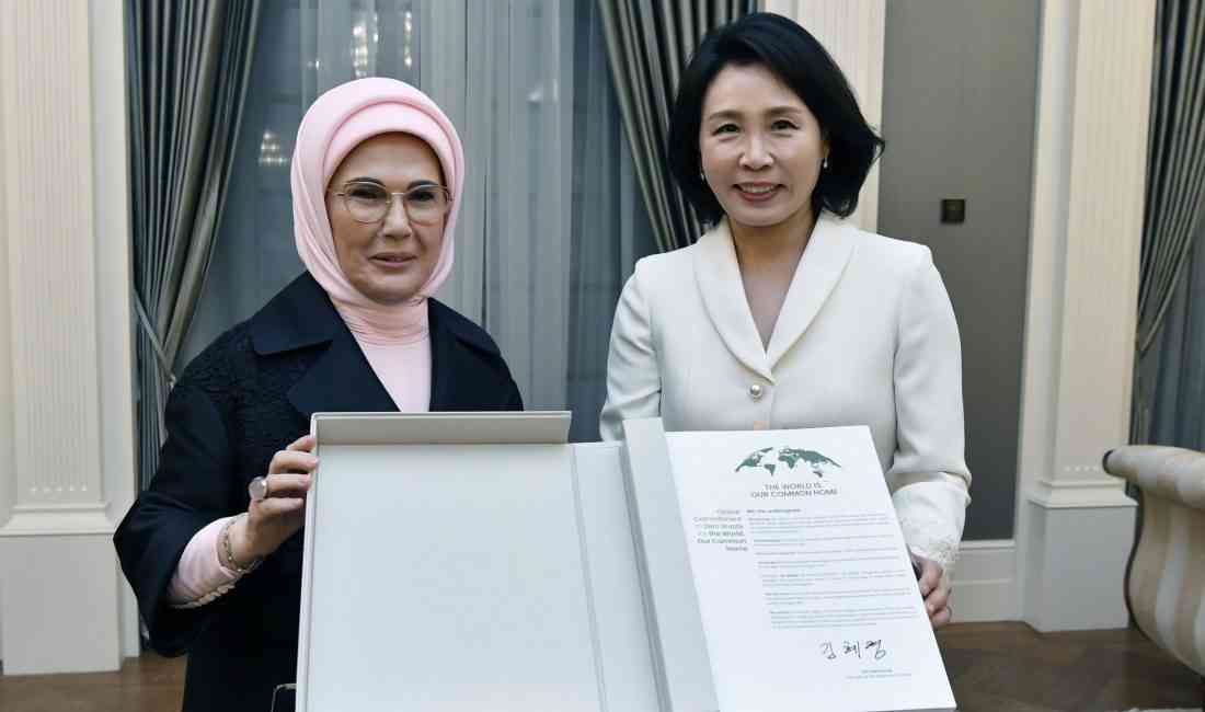 Güney Kore First Lady’si Kim Hea Kyung, Emine Erdoğan’ın Himayesindeki