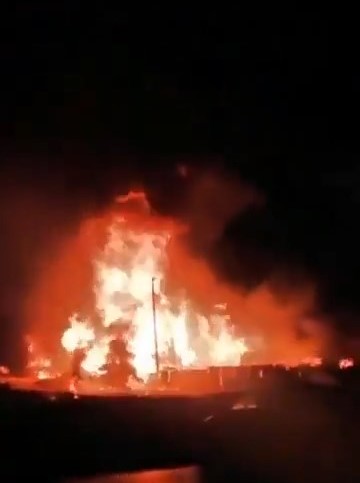   İran’ın Şiraz kentinde bulunan bir LPG dolum tesisinde büyük