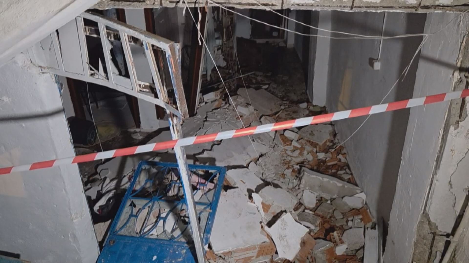   İstanbul’un Bağcılar ilçesinde yabancı uyruklu bir ailenin yaşadığı binada