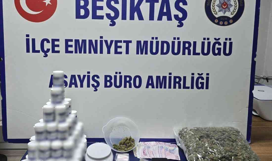 Beşiktaş Asayiş Büro Amirliği ekiplerinin Gayrettepe’de gerçekleştirdiği uyuşturucu operasyonunda, durumundan