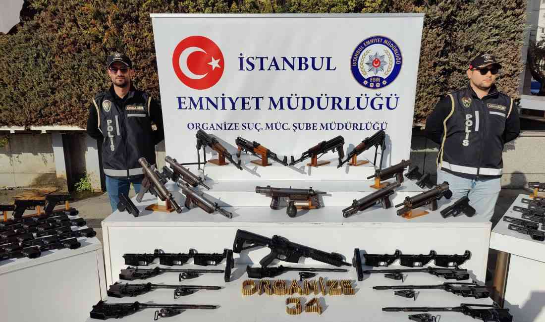 &nbsp; Silah İmalatı, Kaçakçılık ve Suç Örgütlerine Yönelik Operasyonlar İstanbul