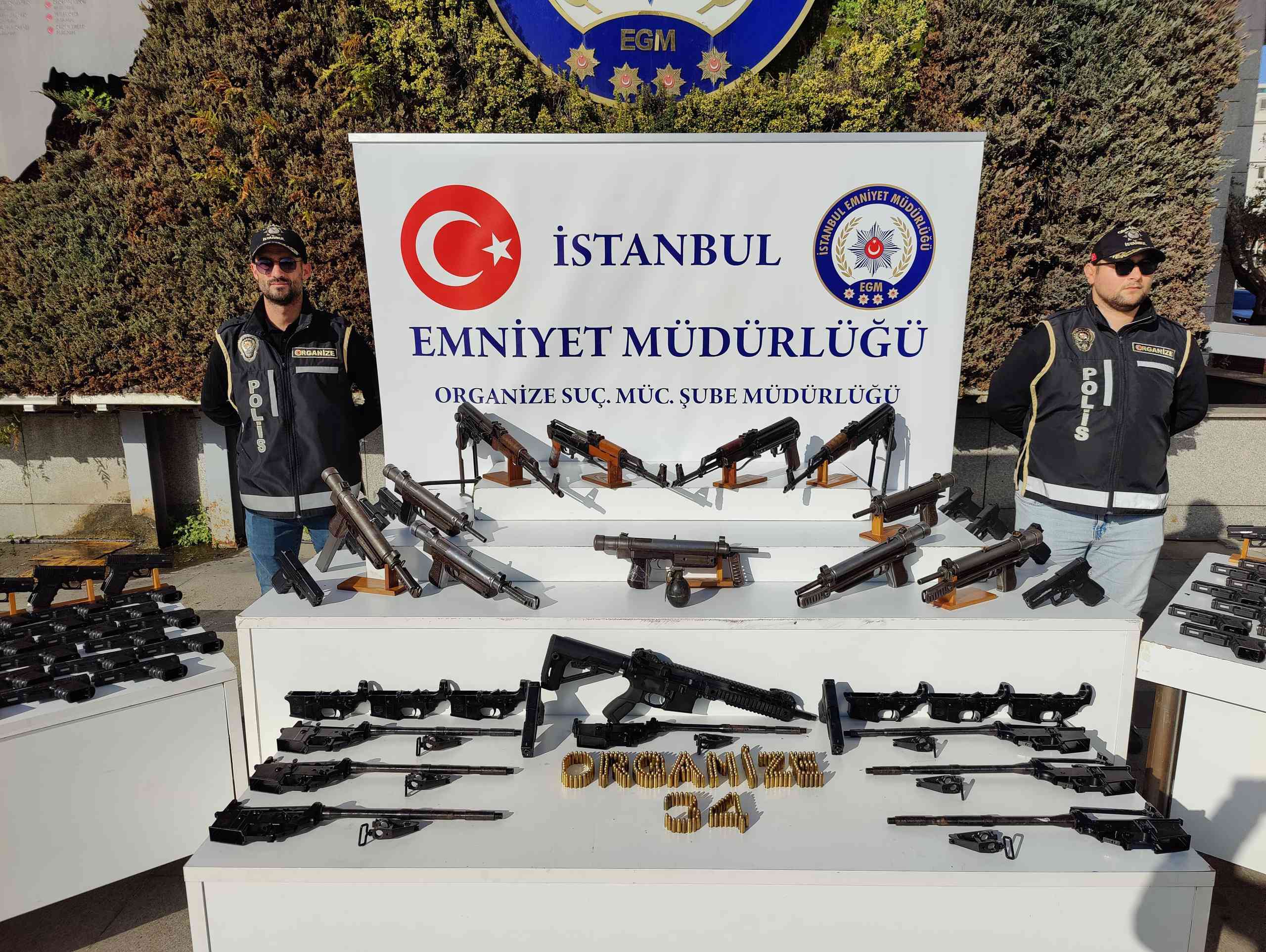 &nbsp; Silah İmalatı, Kaçakçılık ve Suç Örgütlerine Yönelik Operasyonlar İstanbul