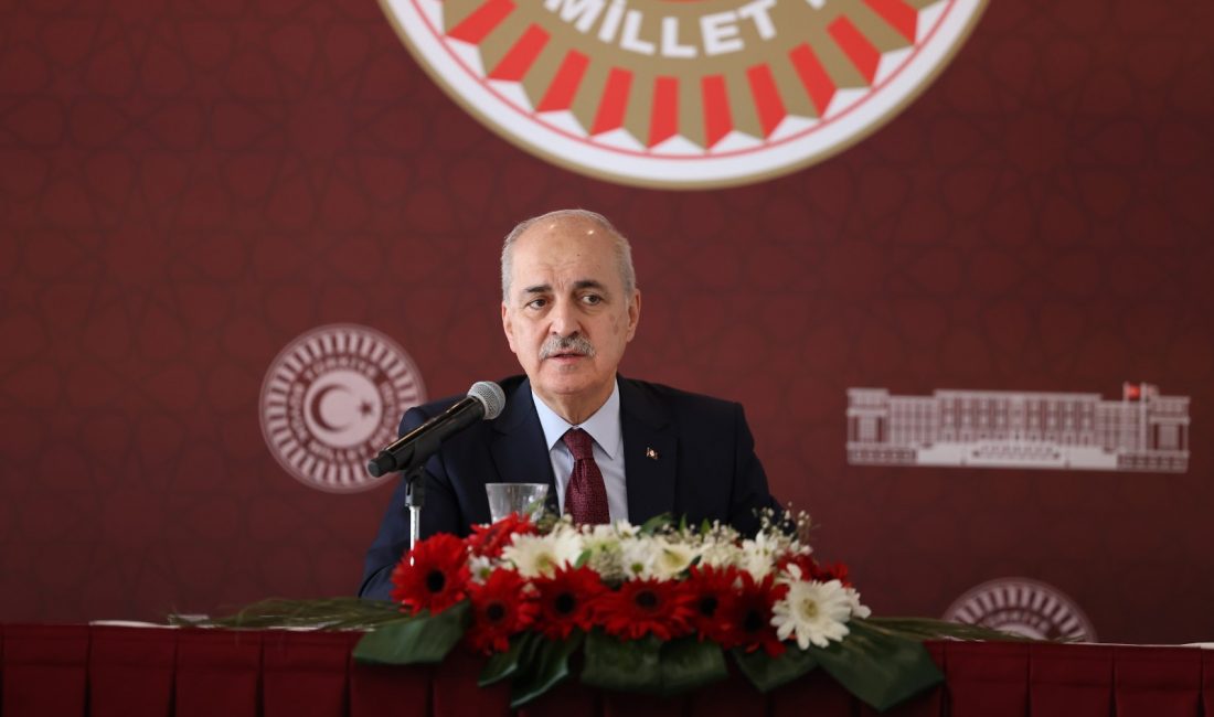 Türkiye Büyük Millet Meclisi (TBMM) Başkanı Numan Kurtulmuş, medya kuruluşlarının