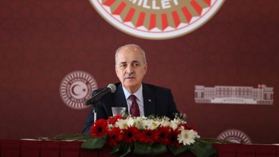 Türkiye Büyük Millet Meclisi (TBMM) Başkanı Numan Kurtulmuş, medya kuruluşlarının