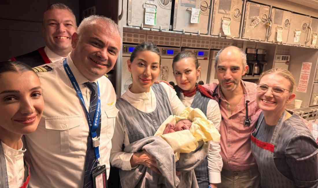 Türk Hava Yolları’nın (THY) İstanbul-Manila seferini yapan TK-84 uçuşunda, hamile