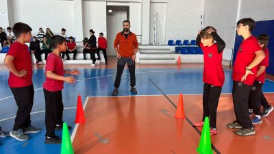 İzmir’de eğitim hayatına bu yıl başlayan Mustafa Kaya Spor Ortaokulu,