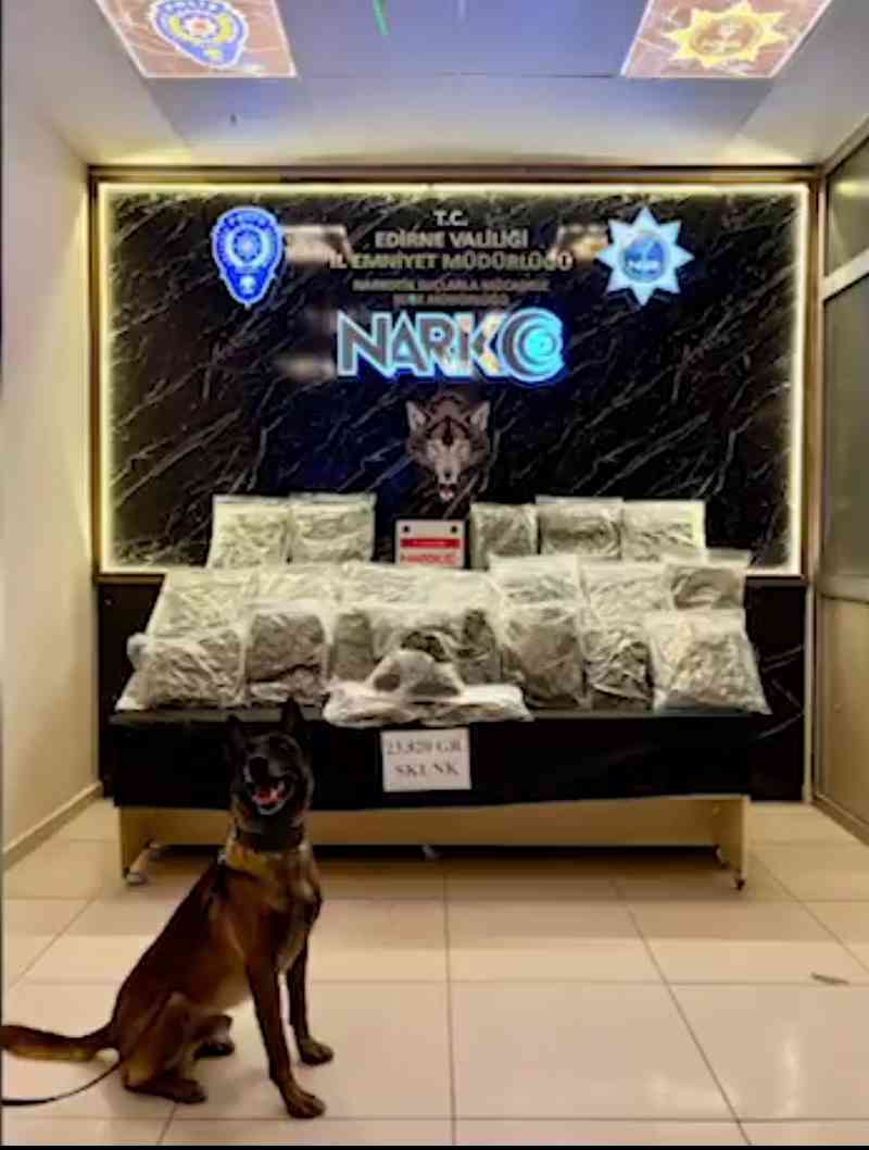 &nbsp; Edirne’de Kapıkule Sınır Kapısı’nda Skunk Operasyonu Edirne İl Emniyet