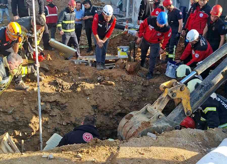 &nbsp; Kocaeli’nin Çayırova ilçesinde yürütülen kazı çalışması sırasında meydana gelen