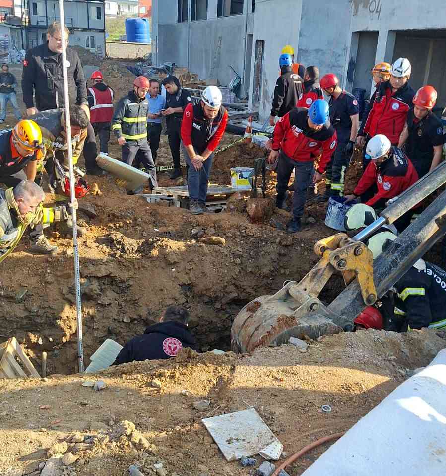 &nbsp; Kocaeli’nin Çayırova ilçesinde yürütülen kazı çalışması sırasında meydana gelen