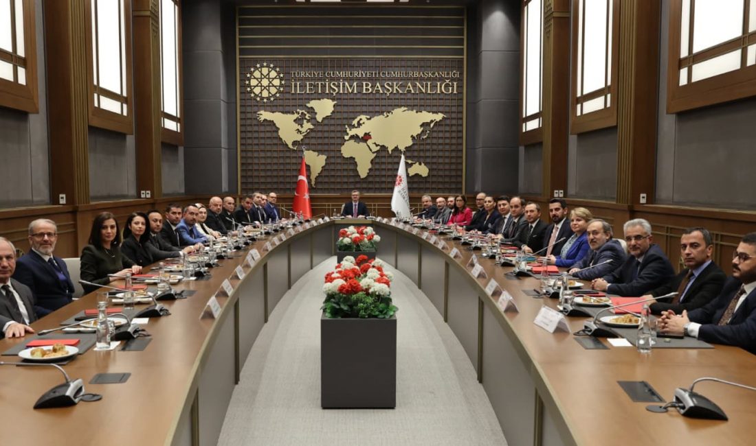 Cumhurbaşkanlığı İletişim Başkanı Burhanettin Duran, Türkiye Basın Federasyonu (TBF) Genel