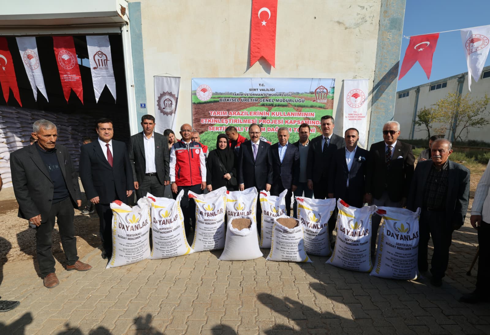 Tarım Arazilerinin Kullanımının Etkinleştirilmesi (TAKE) Projesi kapsamında Siirt’te 588 çiftçiye