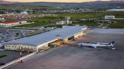   Van Ferit Melen Havalimanı’nda yürütülen pist yenileme ve terminal