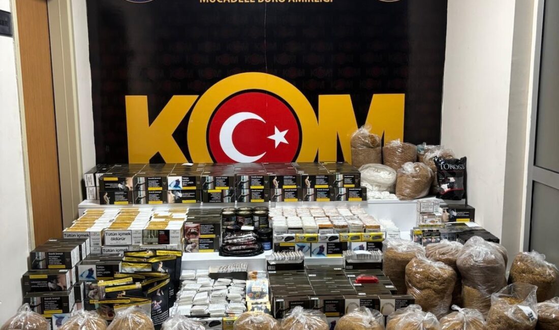 &nbsp; Çok Sayıda Kaçak Ürün Ele Geçirildi Adana’da kaçak tütün