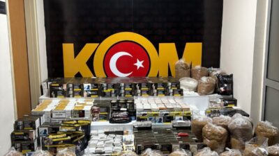 &nbsp; Çok Sayıda Kaçak Ürün Ele Geçirildi Adana’da kaçak tütün