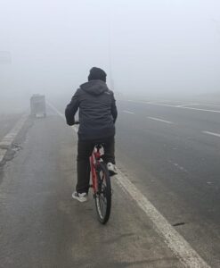 &nbsp; Görüş Mesafesi 10 Metrenin Altına Düştü Ağrı genelinde sabah