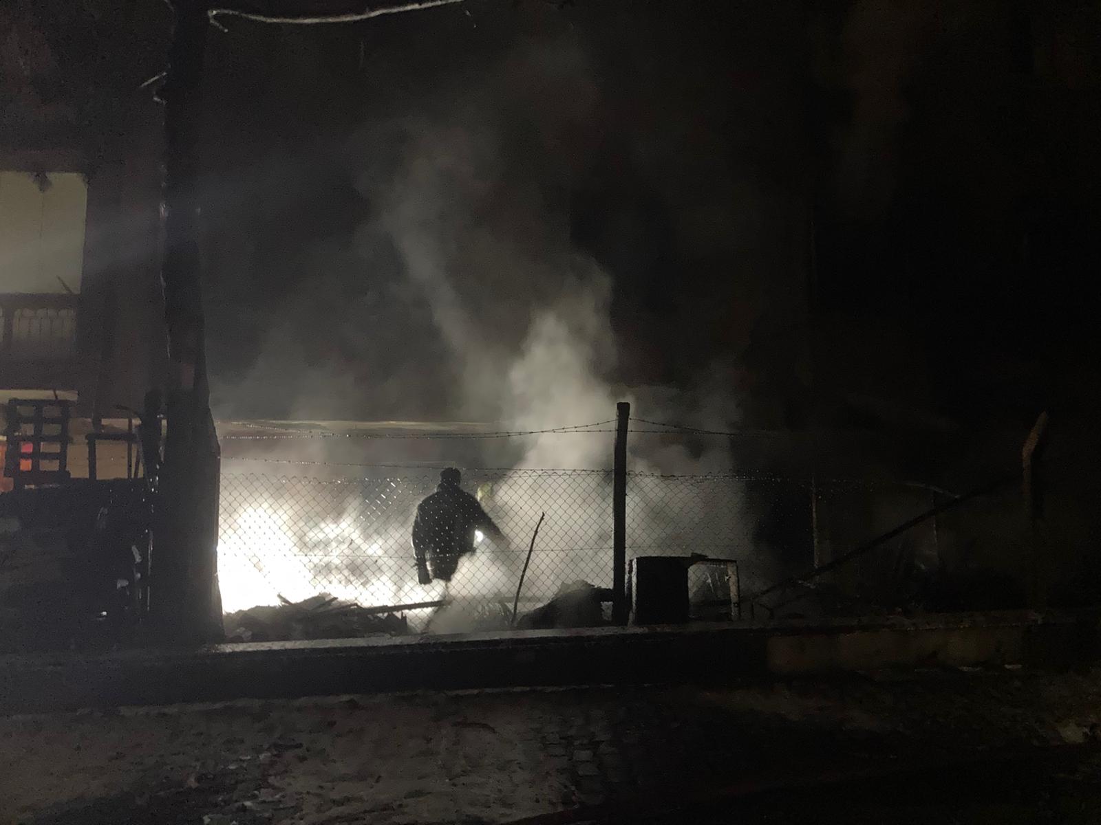 &nbsp; Alevler İki Dairede Hasara Yol Açtı Ankara’nın Altındağ ilçesinde