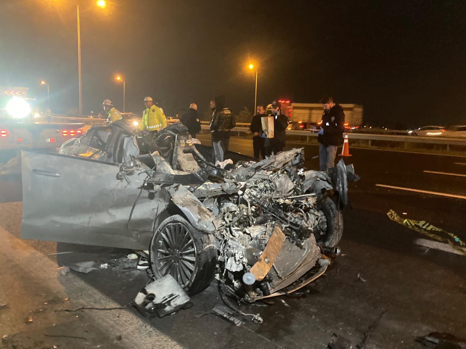 &nbsp; Çevreyolda Can Pazarı Ankara’nın Etimesgut ilçesinde TIR’a arkadan çarpan